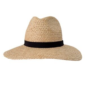 Women Straw Hat with black band